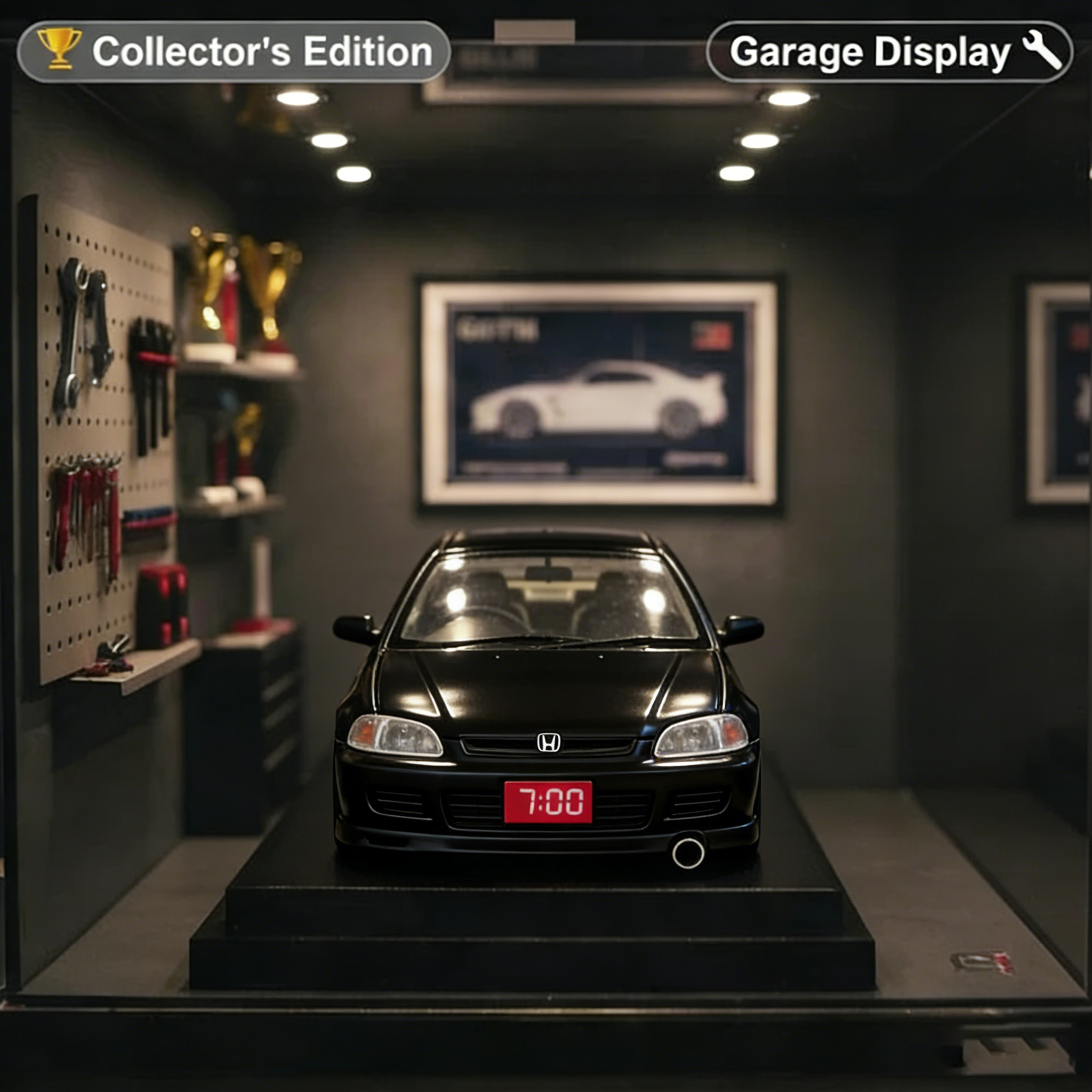 ⏰Ξυπνητήρι Supercar🏎️Ρεαλιστικά εφέ ήχου και φωτισμού κινητήρα⏰