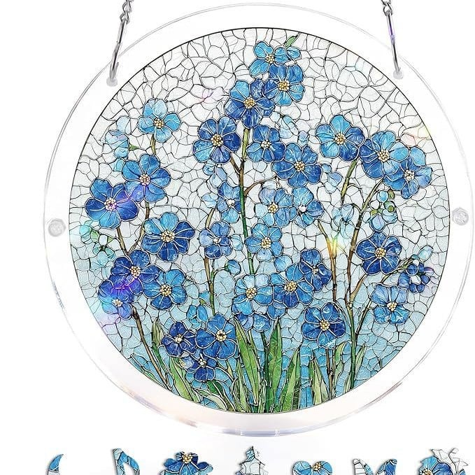 🔥☀️🛍️Ακρυλικό παζλ Suncatcher 80 τεμαχίων