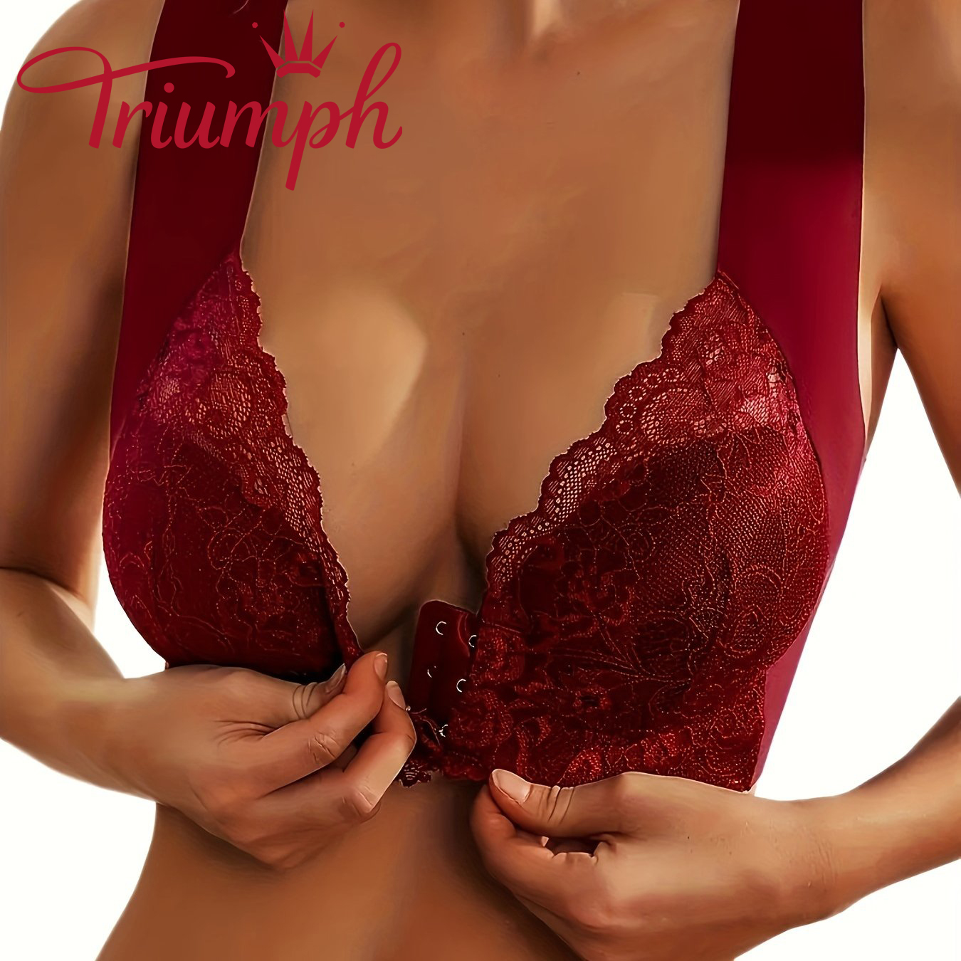 TRIUMPH - 3 PEÇAS 💥 SOUTIEN SUPER FINO SEXY SEM ARO COM RENDA [75A-110E]