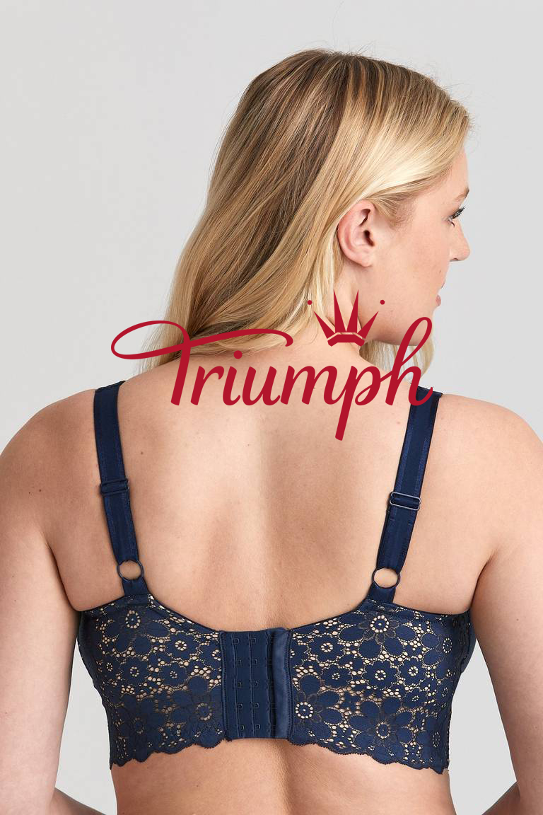 Triumph 3 pezzi 💓Reggiseno in pizzo senza ferretto ad alta copertura💓