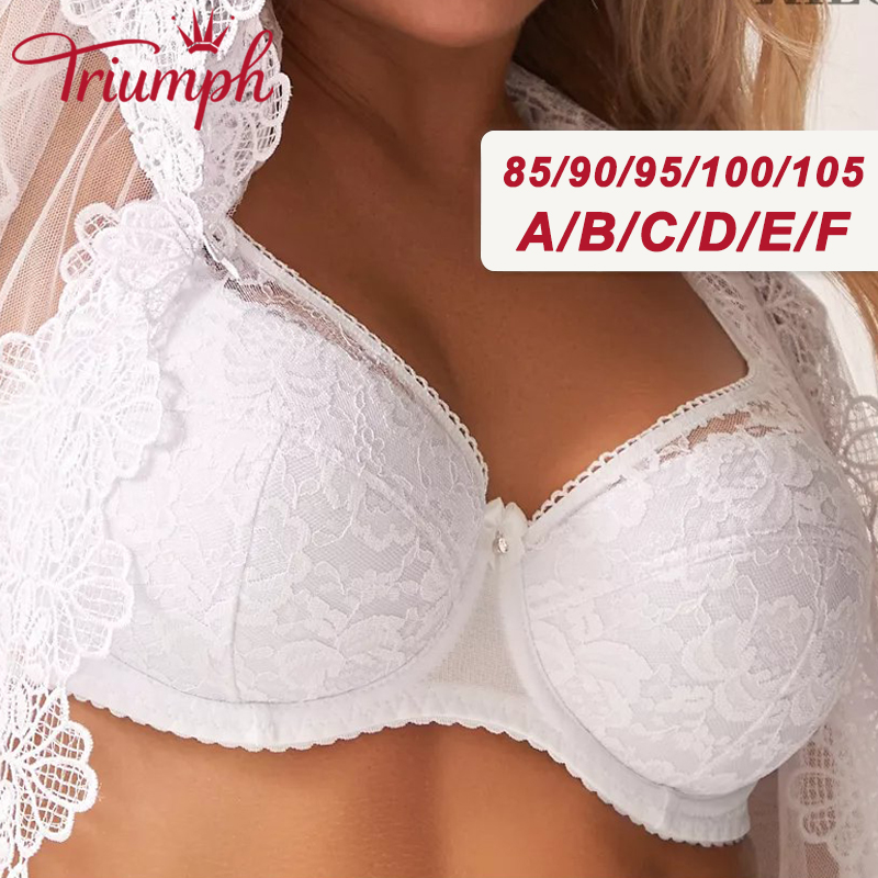 💖Triumph 4 στοιχεία® ✨Σουτιέν με μπανέλα και δαντέλα για μεγάλο στήθος 3