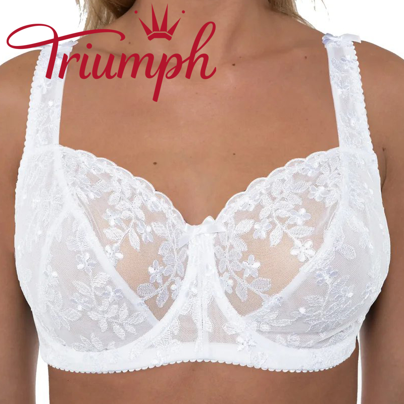 Triumph - 4 τεμάχια 🔥Σουτιέν Triumph από δαντέλα 2025