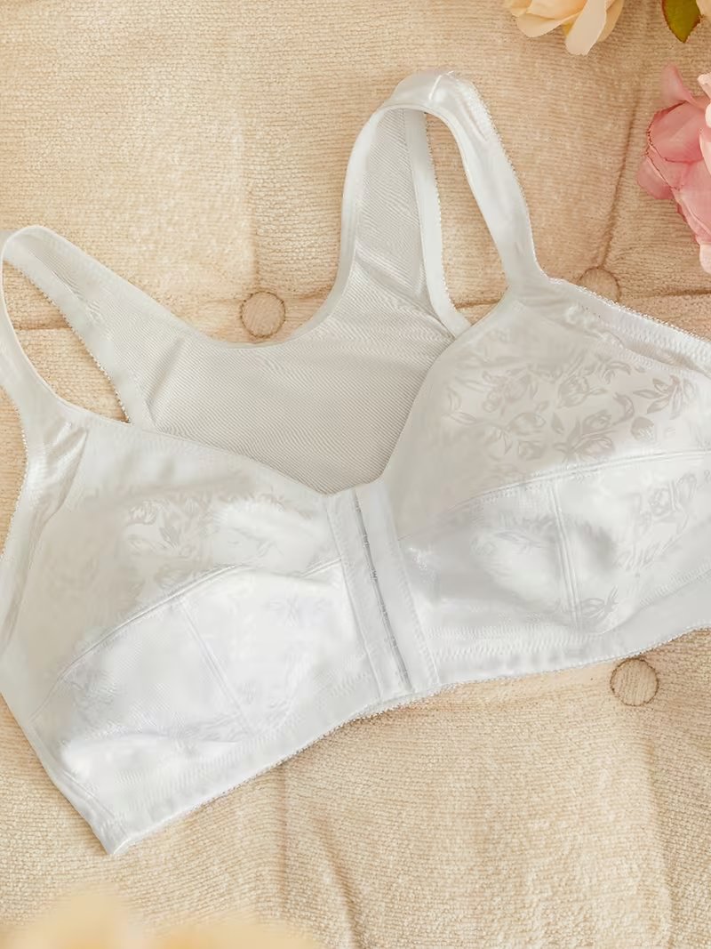 Σετ 4 τεμαχίων Triumph®👑 -Σουτιέν ζακάρ πλήρους κάλυψης με κούμπωμα μπροστά [65A-120H]