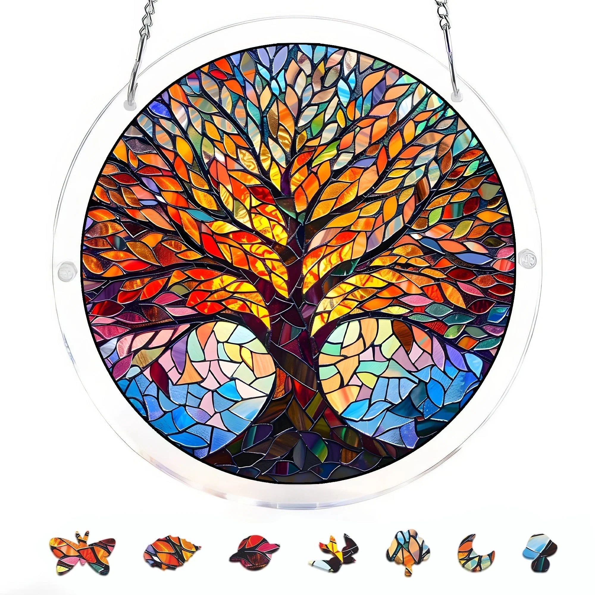 🔥☀️🛍️Ακρυλικό παζλ Suncatcher 80 τεμαχίων