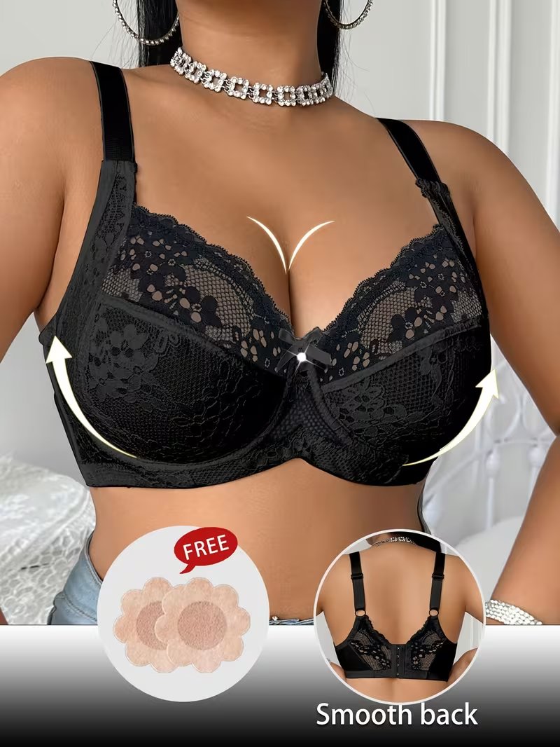 👙TRIAUMPH – [4 τεμ.]🔥50% Σουτιέν Plus Size με Δαντέλα και Μπανέλα