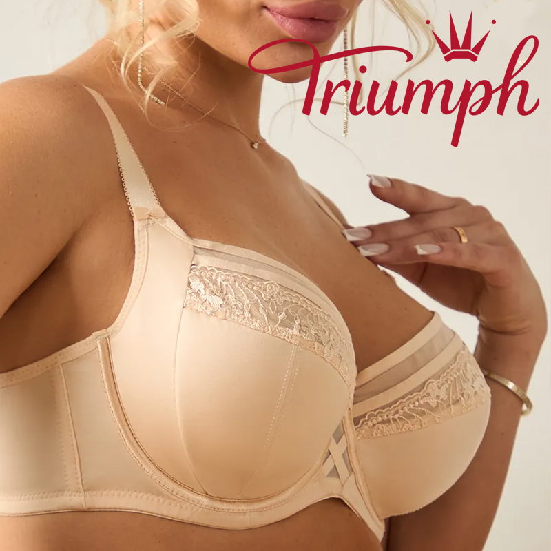 💖Triumph® 3-pak ✨Biustonosz z cienką pianką na duży biust