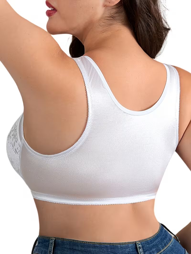 Σετ 4 τεμαχίων Triumph®👑 -Σουτιέν ζακάρ πλήρους κάλυψης με κούμπωμα μπροστά [65A-120H]