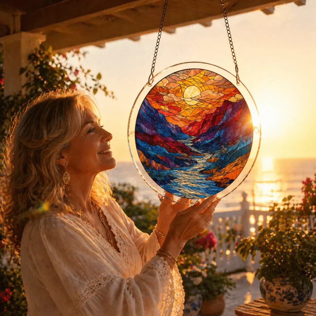 🔥☀️🛍️Ακρυλικό παζλ Suncatcher 80 τεμαχίων