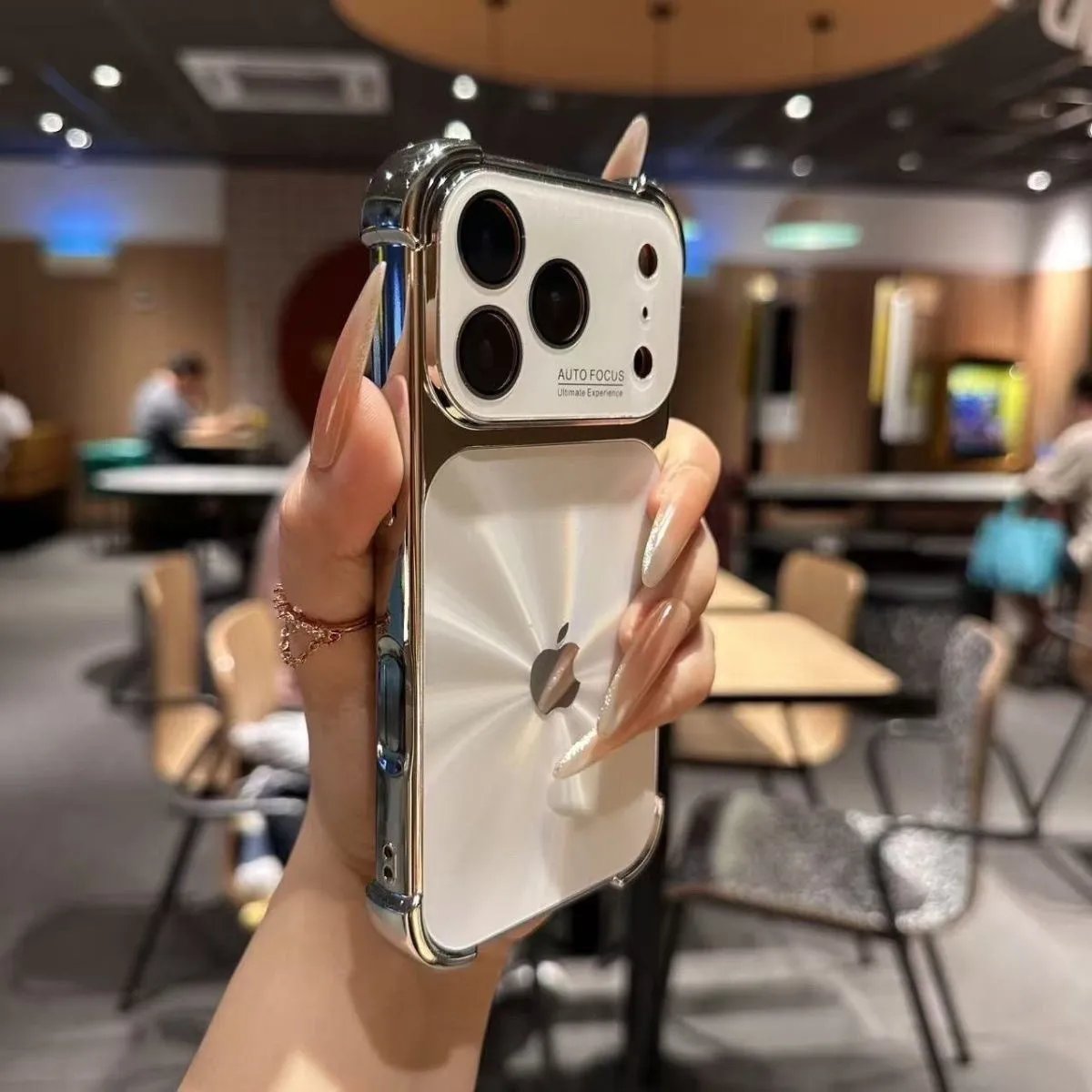 Aurora Plated Full-Cover Case, shockproof for iPhone 17