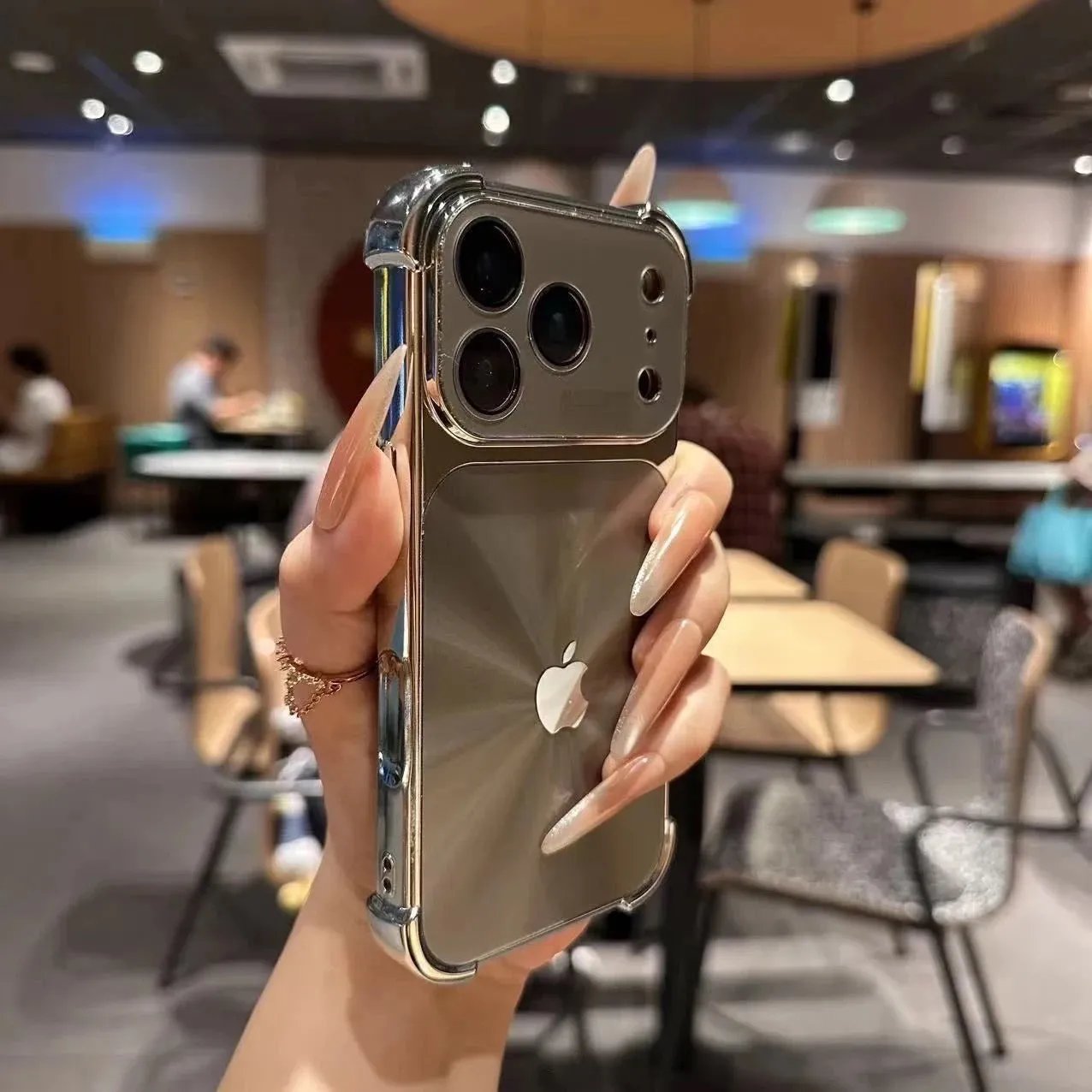 Aurora Plated Full-Cover Case, shockproof for iPhone 17