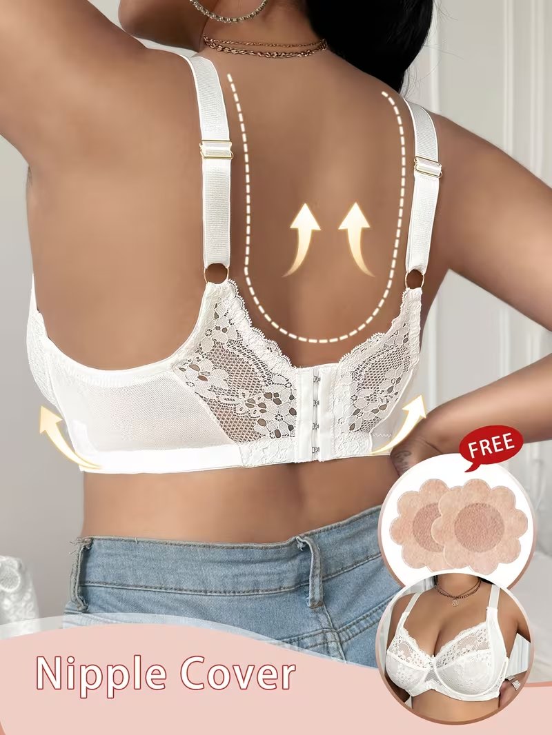 👙TRIAUMPH – [4 τεμ.]🔥50% Σουτιέν Plus Size με Δαντέλα και Μπανέλα