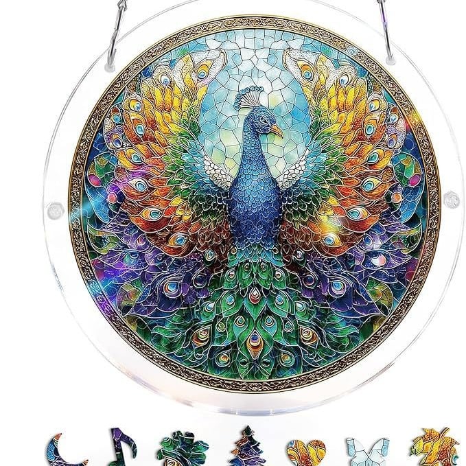 🔥☀️🛍️Ακρυλικό παζλ Suncatcher 80 τεμαχίων