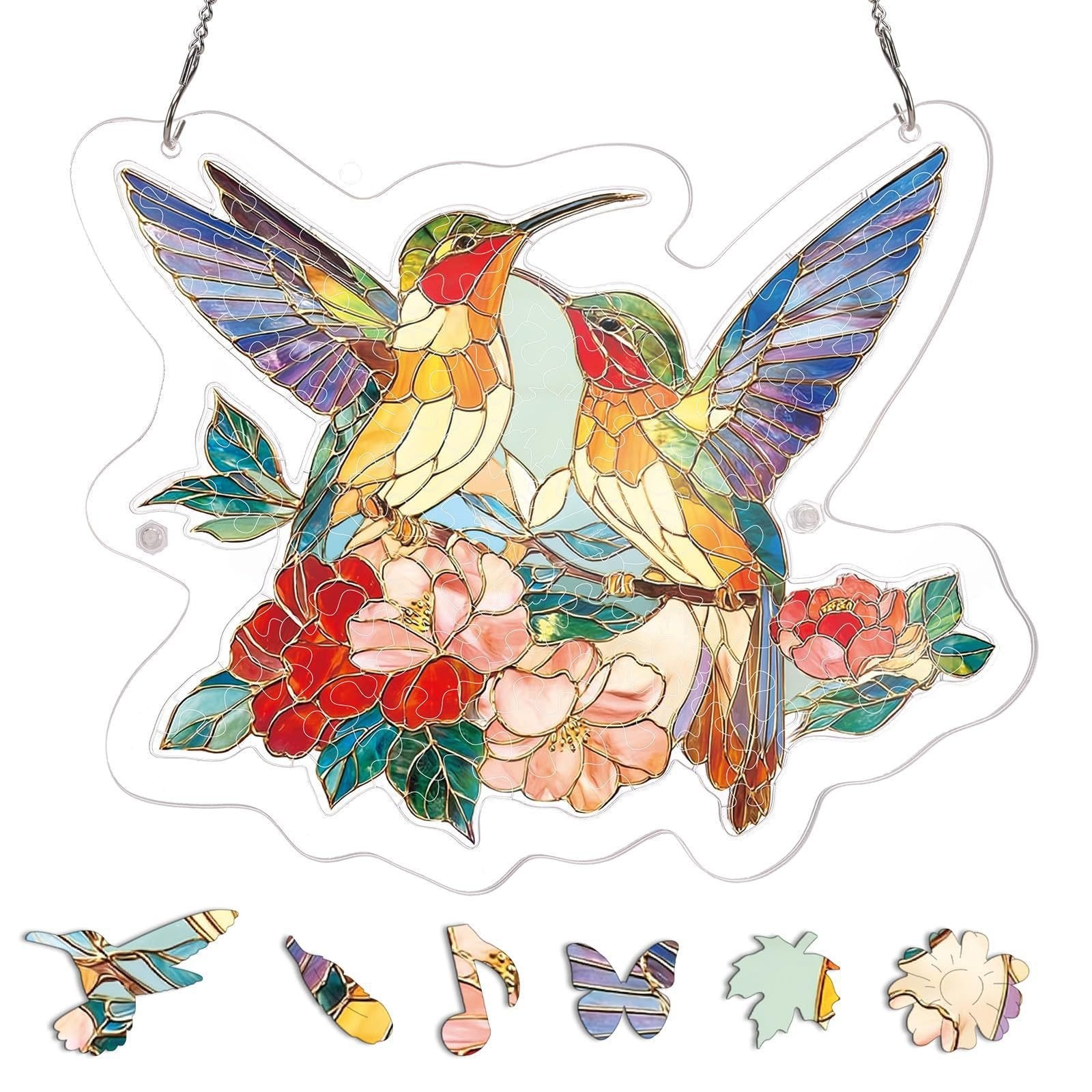 🔥☀️🛍️Ακρυλικό παζλ Suncatcher 80 τεμαχίων