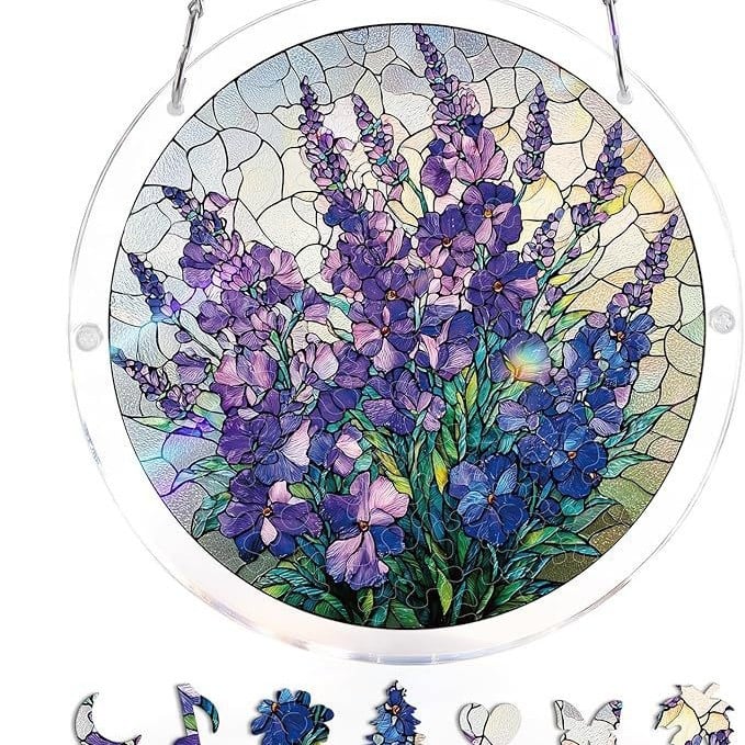 🔥☀️🛍️Ακρυλικό παζλ Suncatcher 80 τεμαχίων