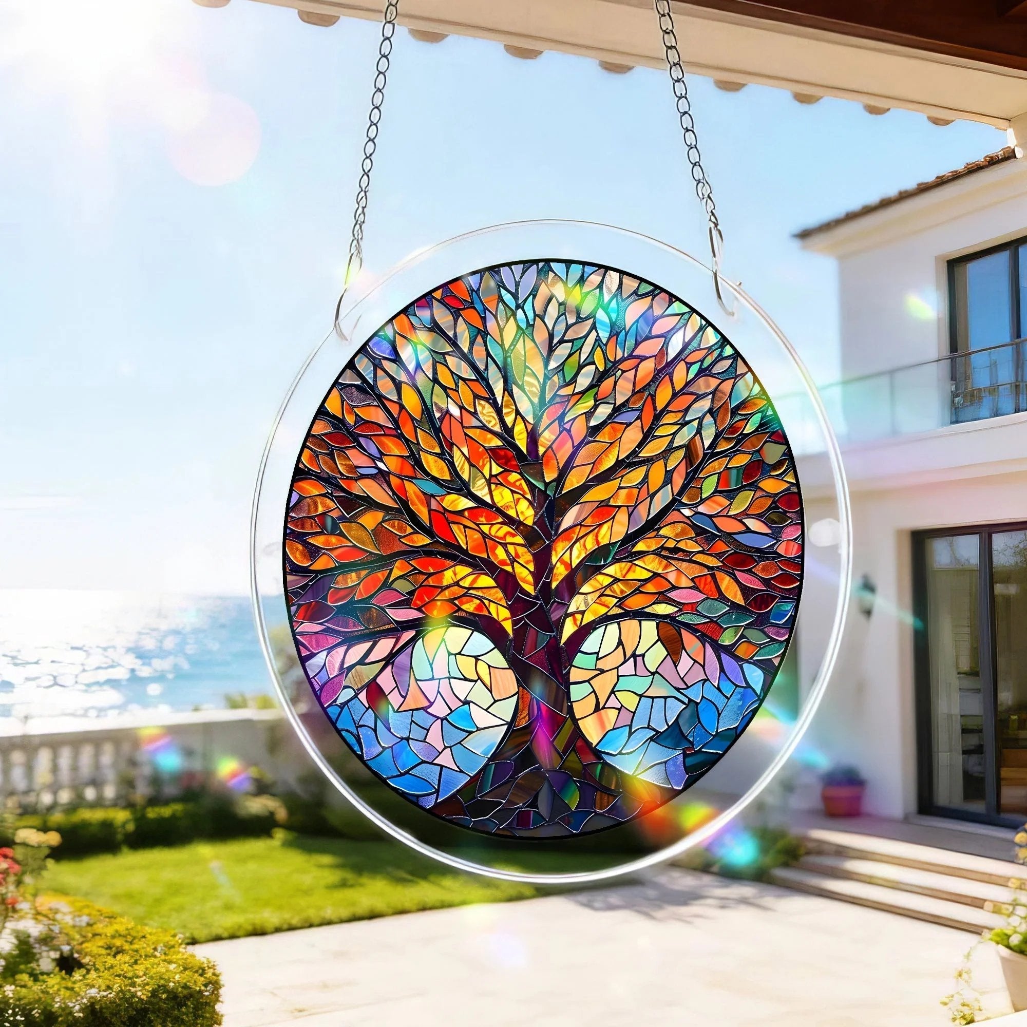 🔥☀️🛍️Ακρυλικό παζλ Suncatcher 80 τεμαχίων