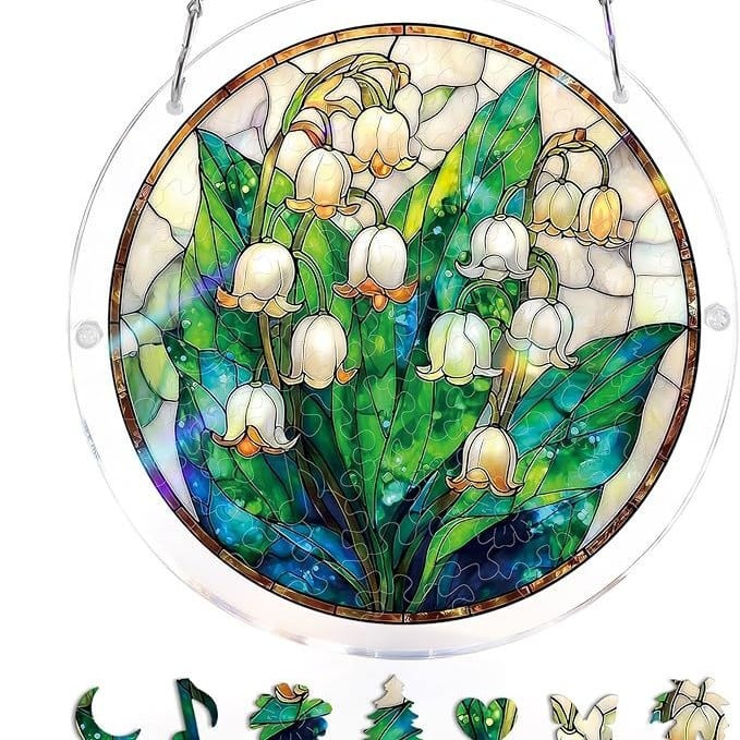 🔥☀️🛍️Ακρυλικό παζλ Suncatcher 80 τεμαχίων