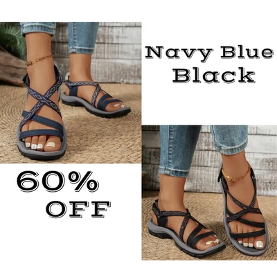 🔥Καλοκαιρινό best seller 2026 — Τελευταία ημέρα προσφορών 60% έκπτωση!🔥Γυναικεία ορθοπεδικά σανδάλια με μαλακή σόλα | Εξαιρετικά άνετα σχέδια με ανοιχτά δάχτυλα