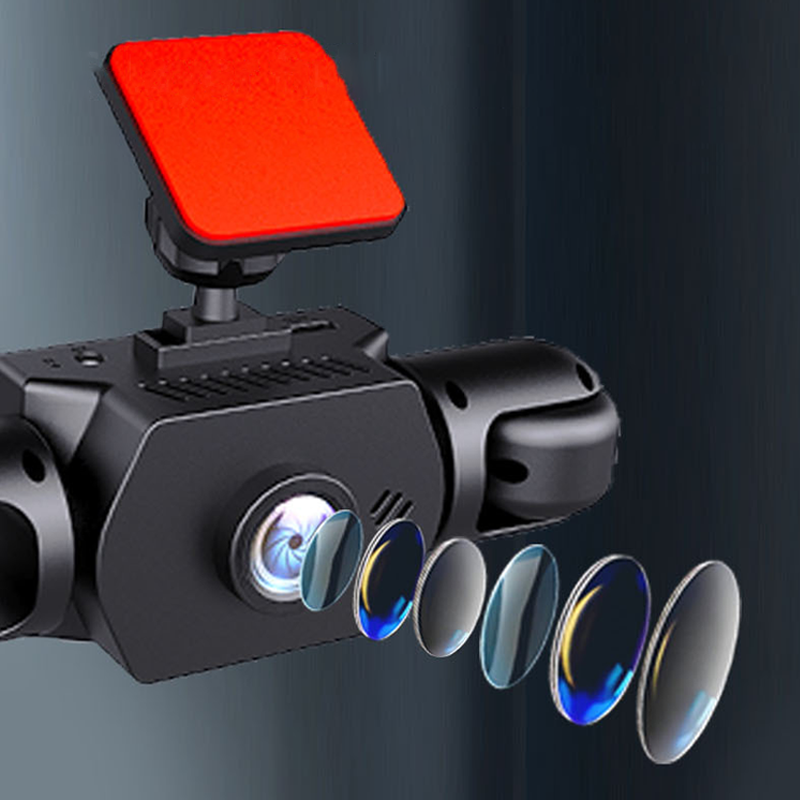 💥 Κάμερα αυτοκινήτου 4 φακών 360° – 1080P HD, Νυχτερινή όραση και Αυτόματη ασφάλεια! 🌙