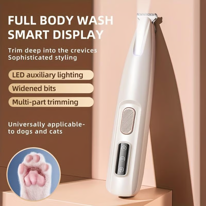 Rechargeable Pet Hair Trimmer Kit
