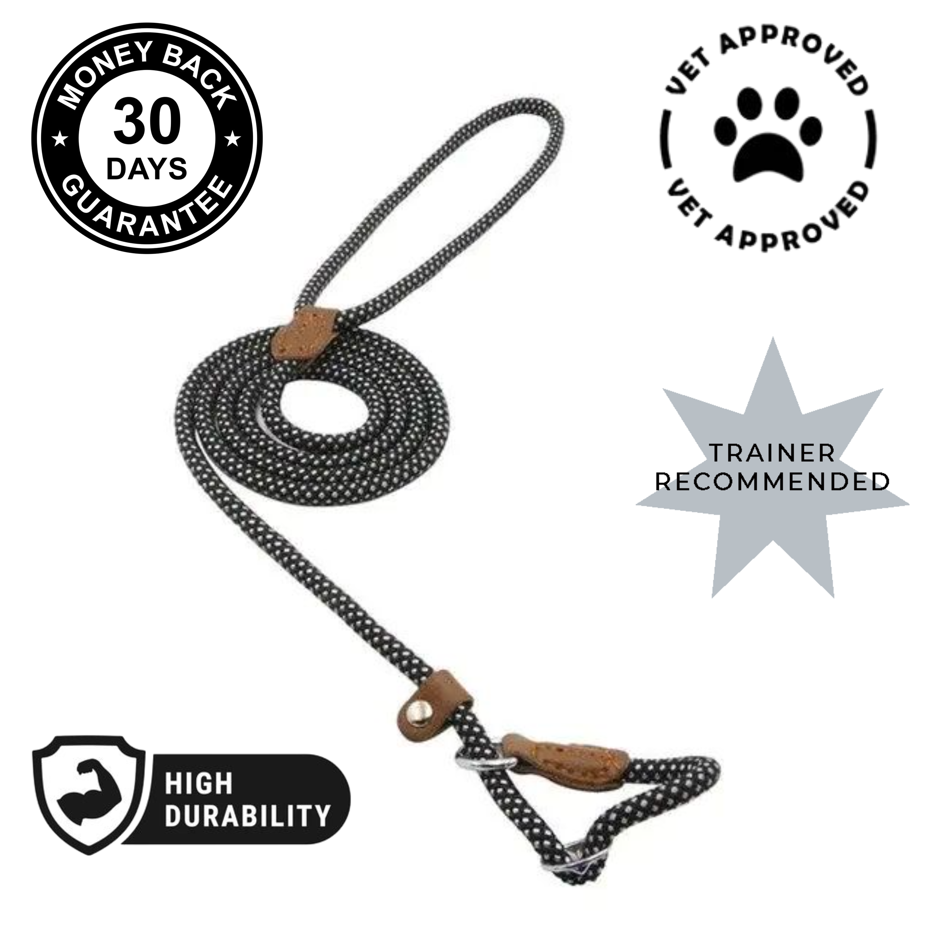 No Pull - Slip Lead Dog Training Leash