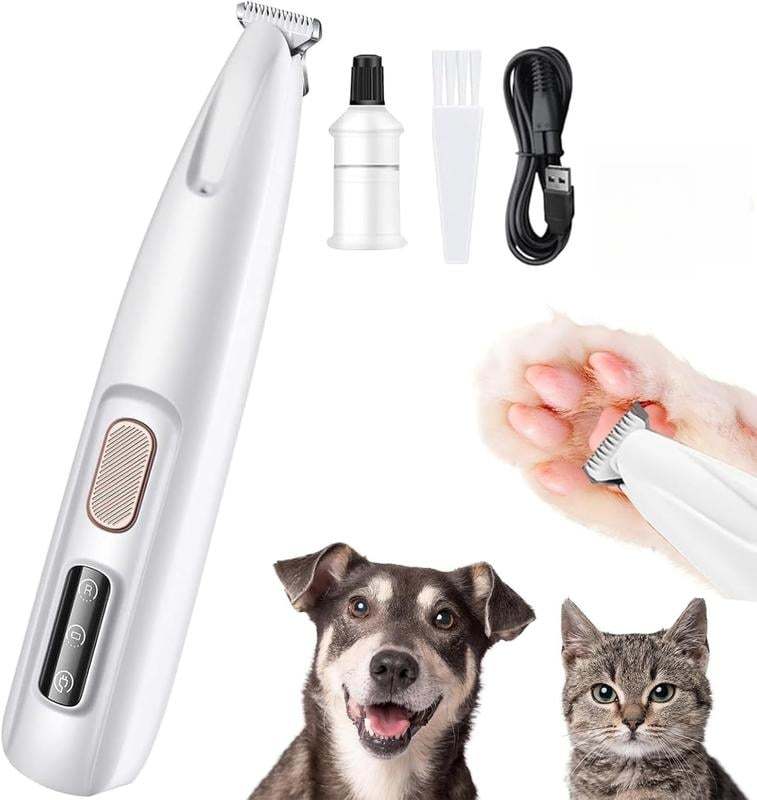 Rechargeable Pet Hair Trimmer Kit