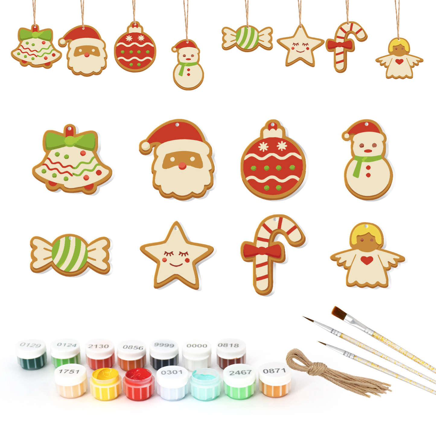 Gingerbread Dreams Christmas Ornaments