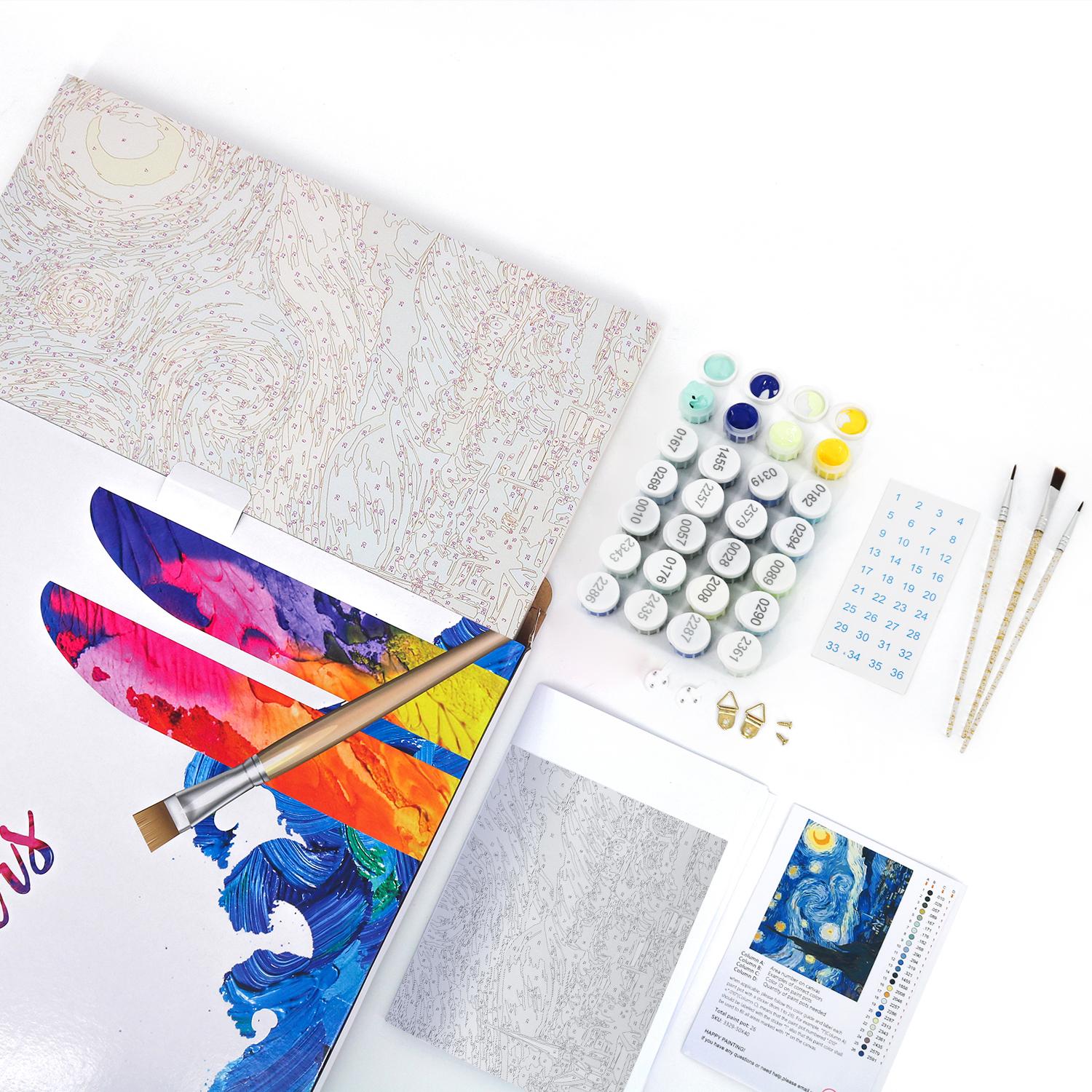 Custom Paint by Numbers Kit