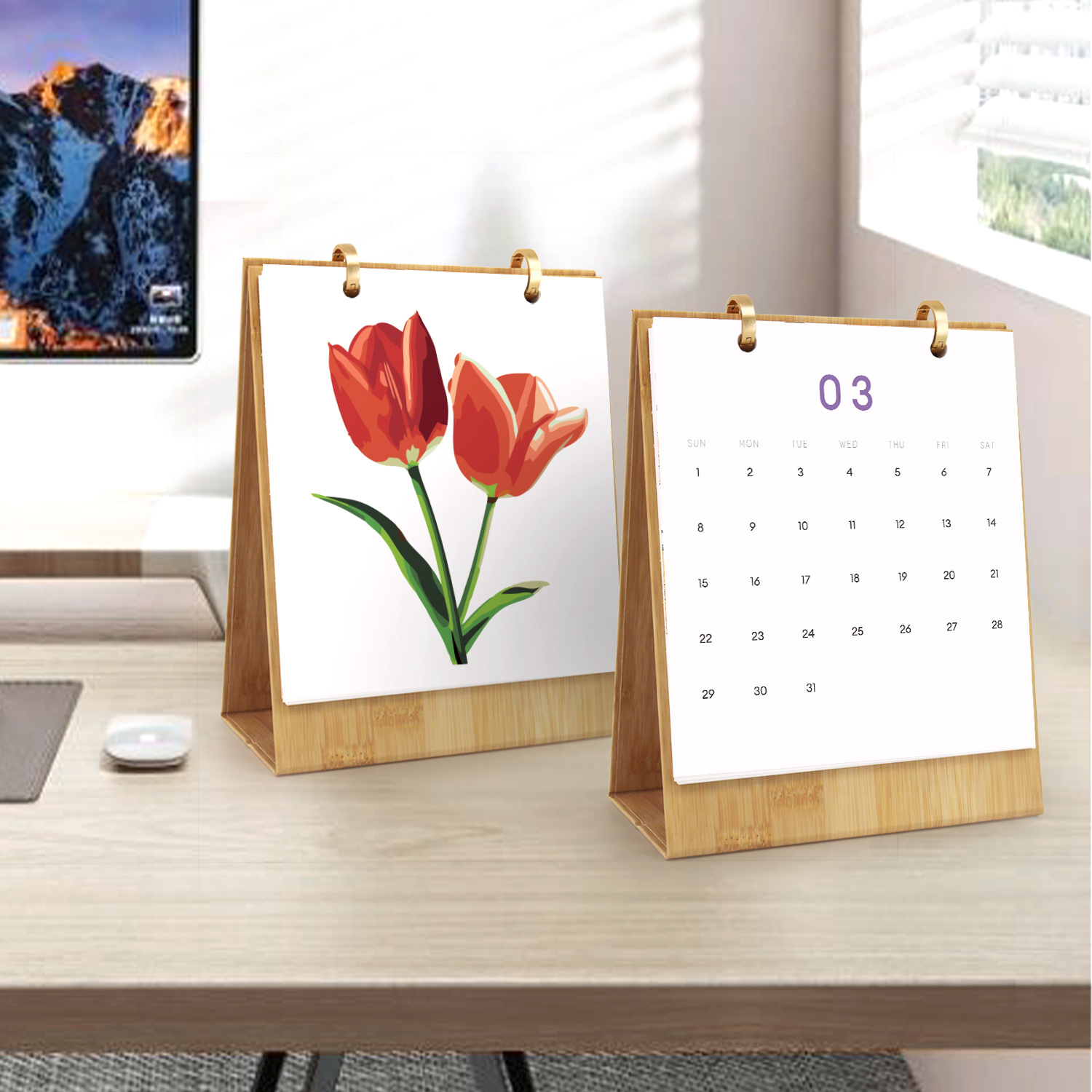 Floral Art Calendar 2026