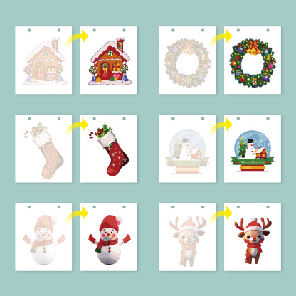 Christmas Elements Calendar Set 2026
