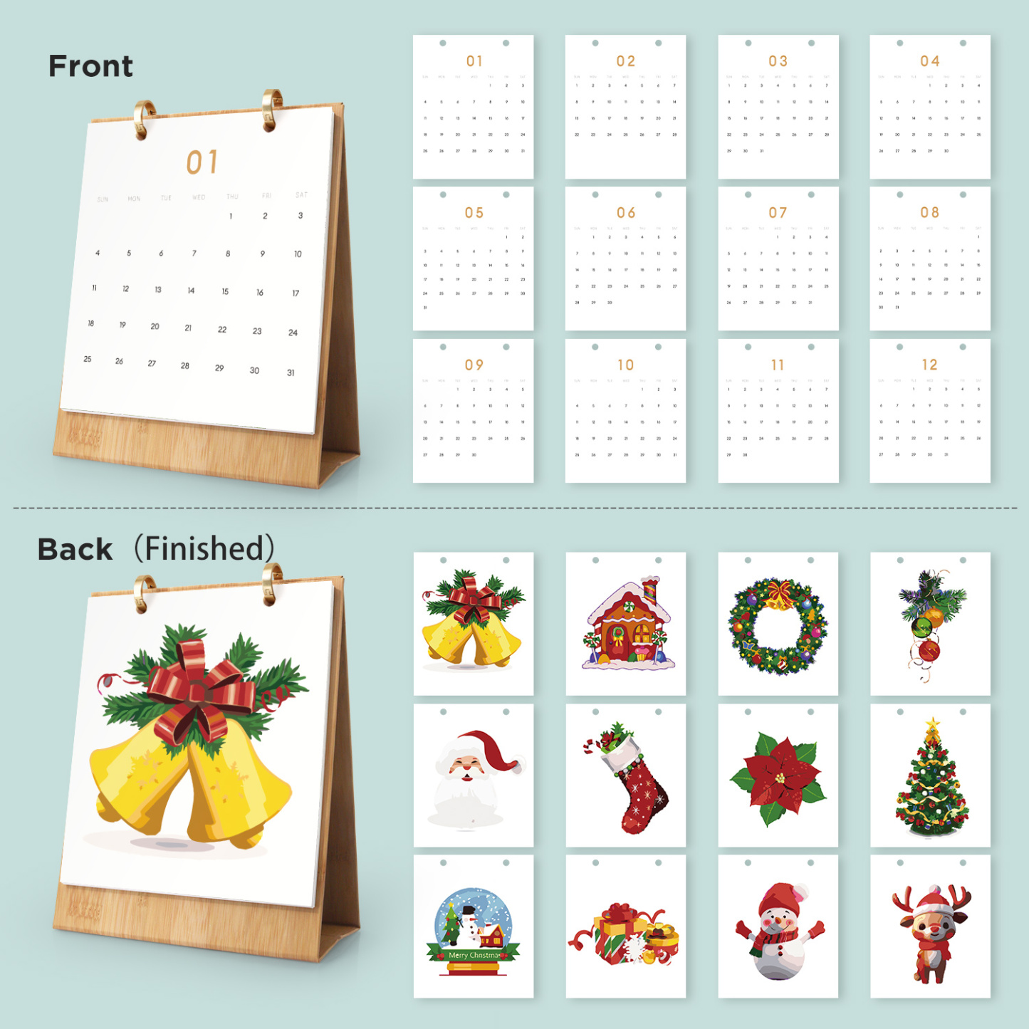 Christmas Elements Calendar Set 2026