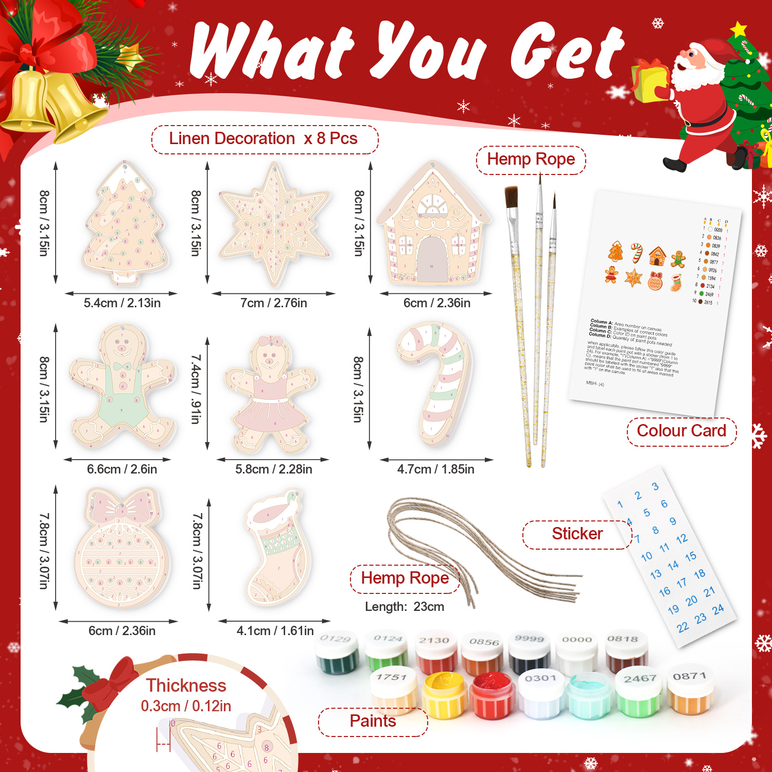 Happy Hands Christmas Ornaments