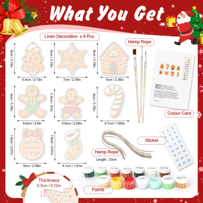 Happy Hands Christmas Ornaments