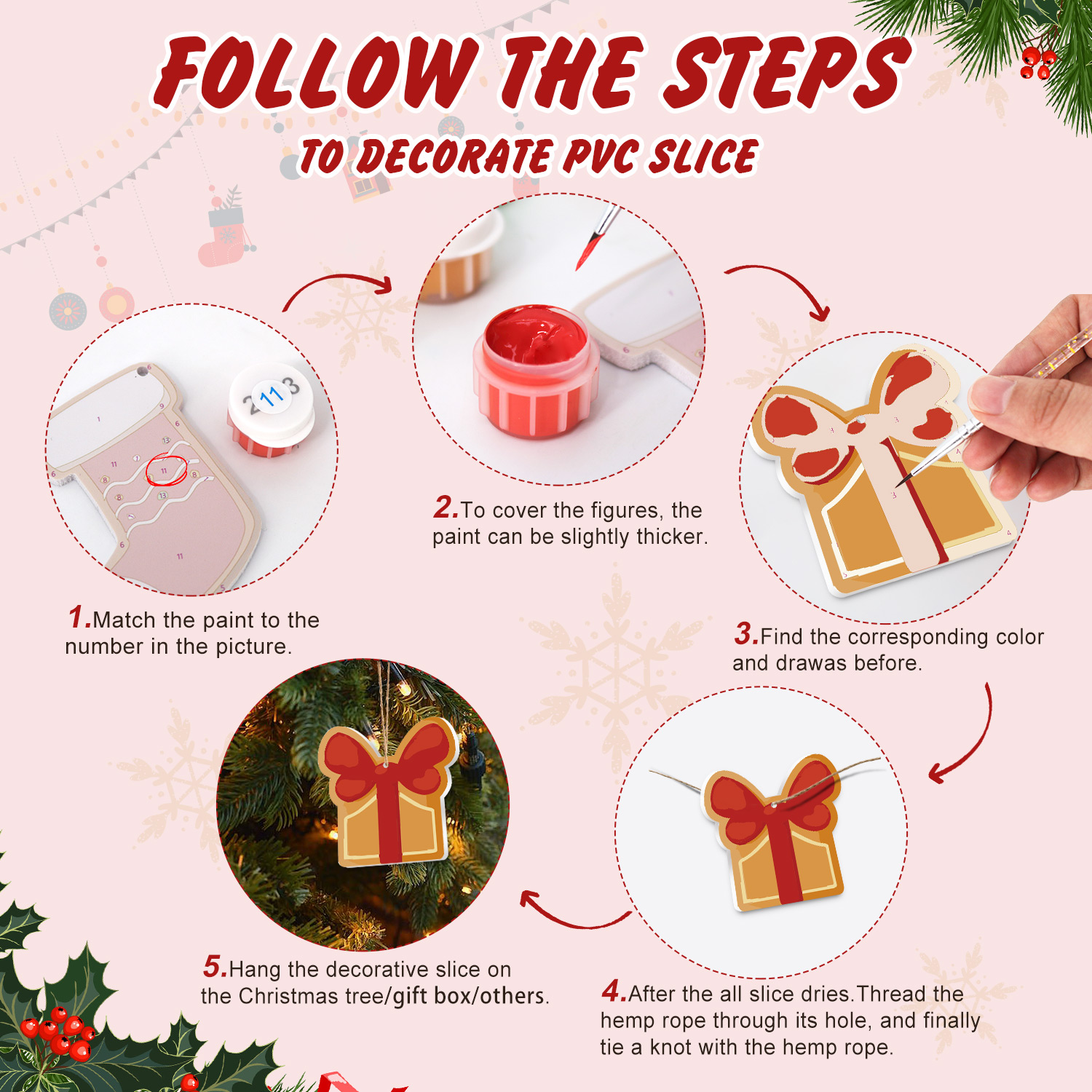 Holiday Cheer Christmas Ornaments