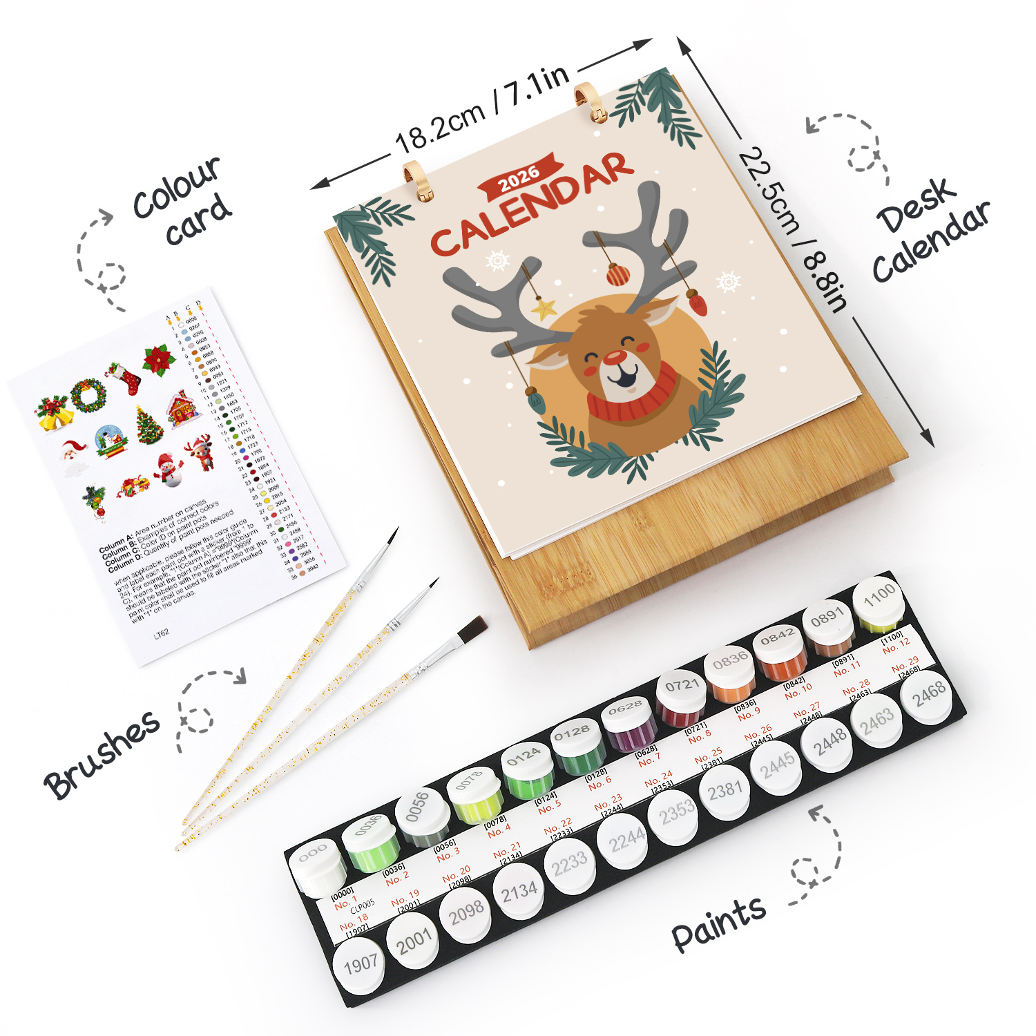 Christmas Elements Calendar Set 2026