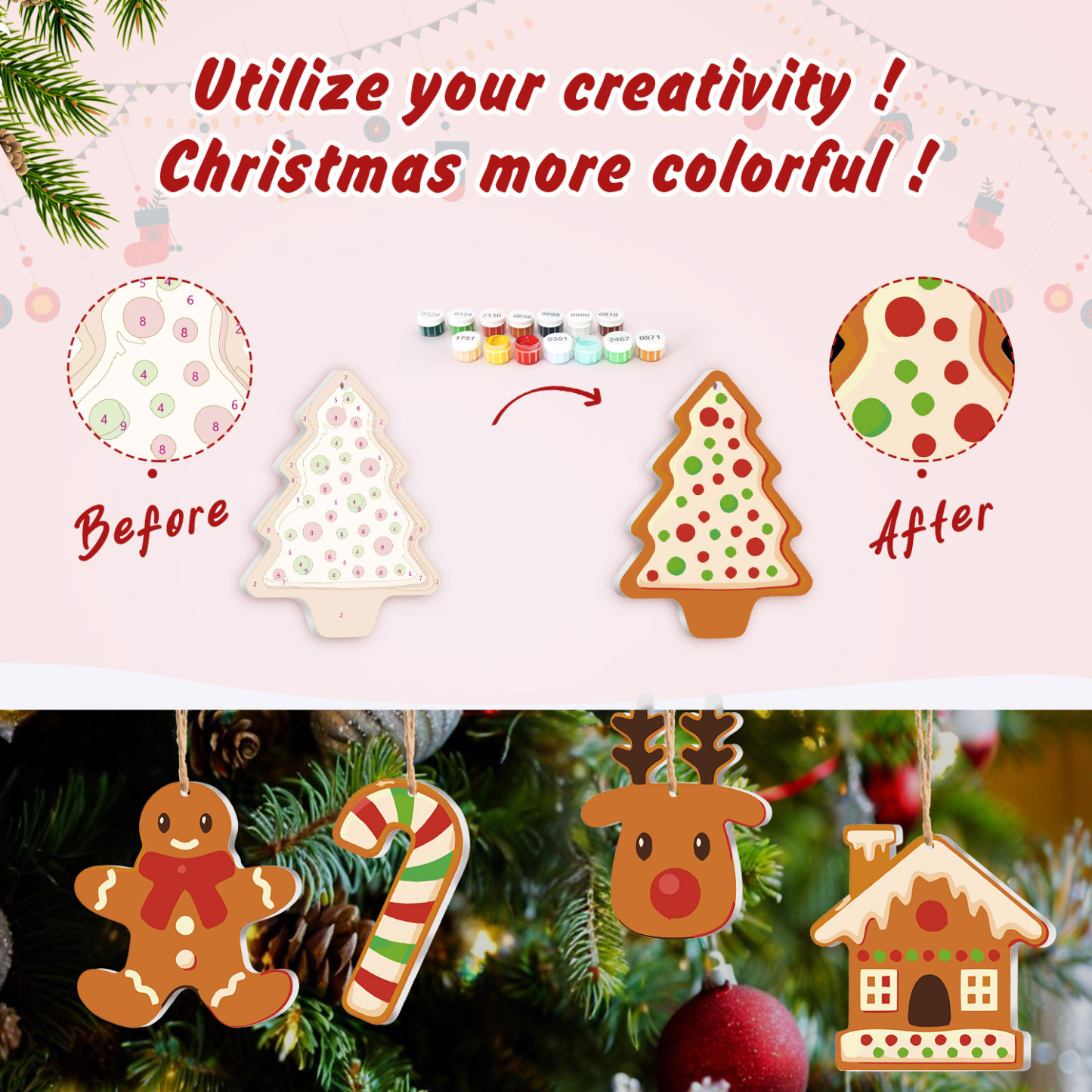 Snowy Joy Craft Ornaments