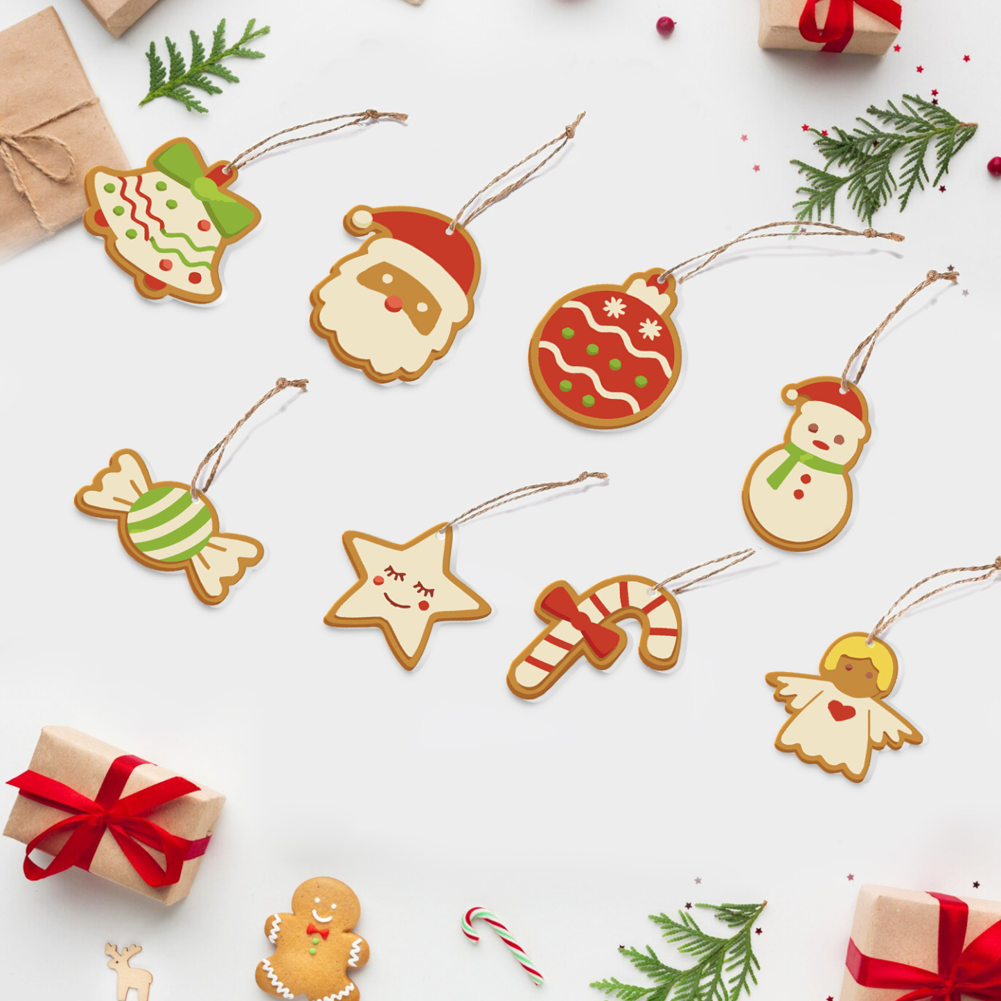 Gingerbread Dreams Christmas Ornaments
