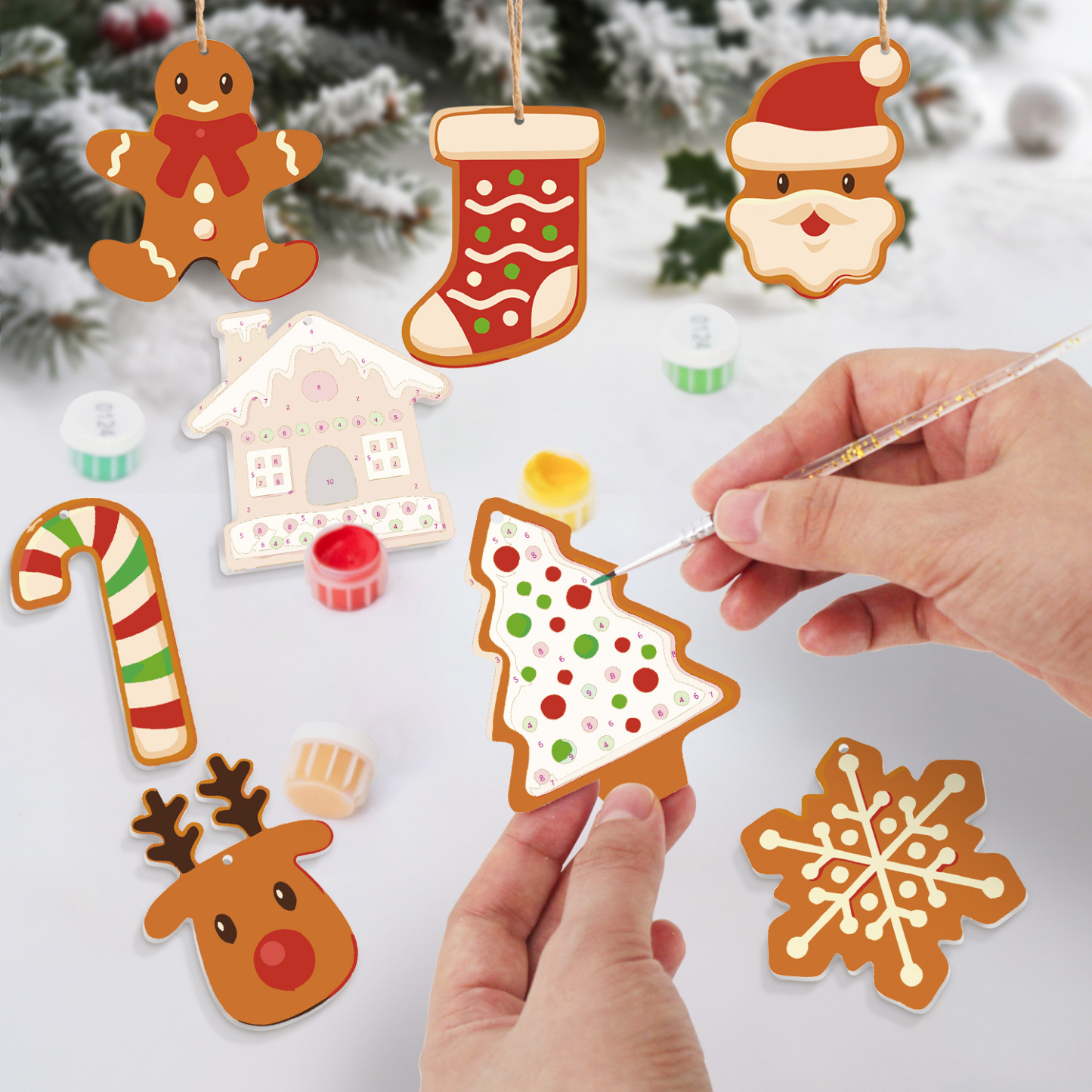 Snowy Joy Craft Ornaments
