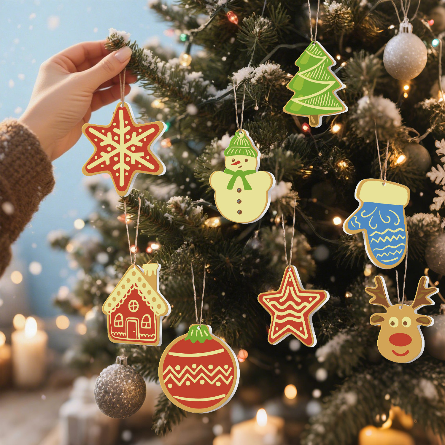 Artful Season Christmas Ornaments