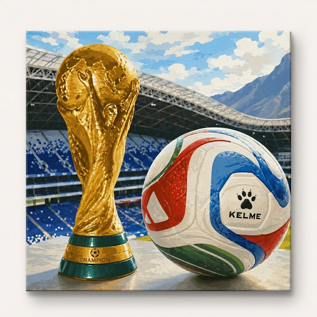 Glory on the Pitch Joy Hues Paint by Numbers