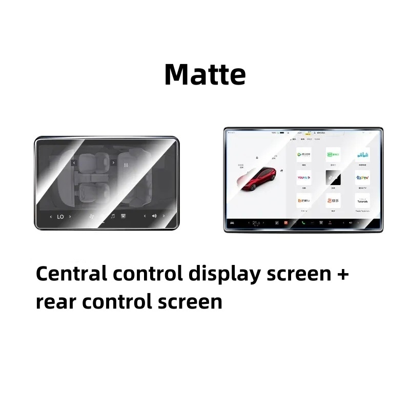 Teslula Anti-Glare Screen Protector for Tesla Model3/Y-Tempered Glass