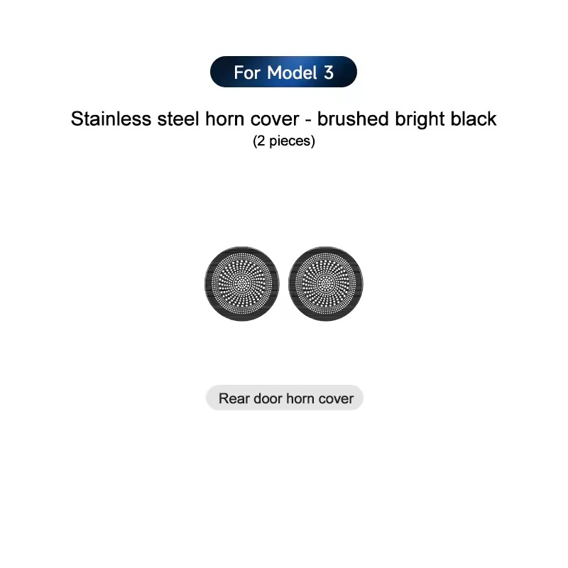 Teslula | Tesla Model 3 Speaker Covers | Audio Grilles & Decorative Pads