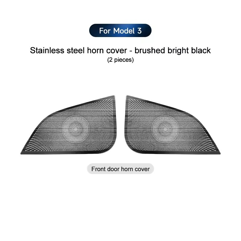 Teslula | Tesla Model 3 Speaker Covers | Audio Grilles & Decorative Pads