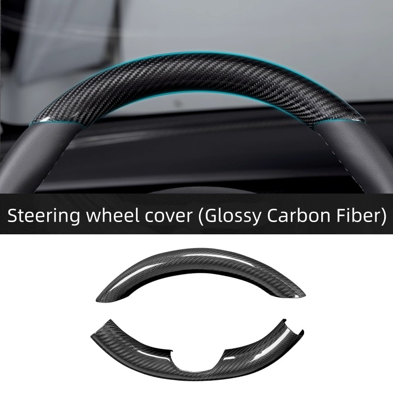 Teslula Carbon Steering Trim for Tesla Model 3 Highland 2024+