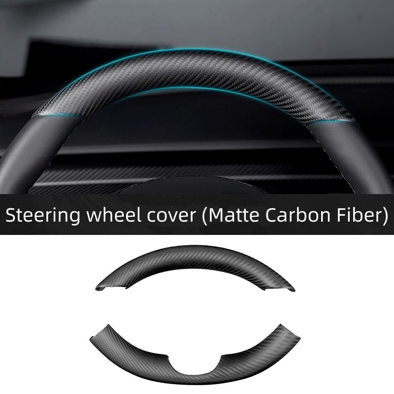Teslula Carbon Steering Trim for Tesla Model 3 Highland 2024+