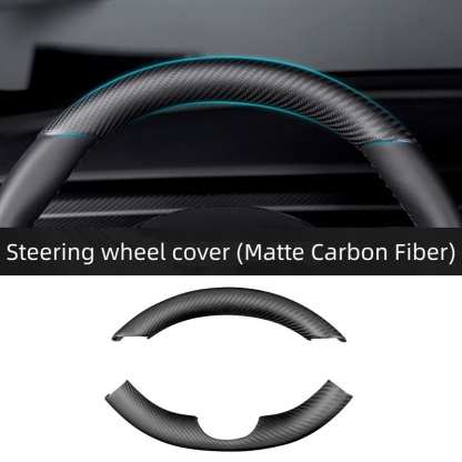 Teslula Carbon Steering Trim for Tesla Model 3 Highland 2024+