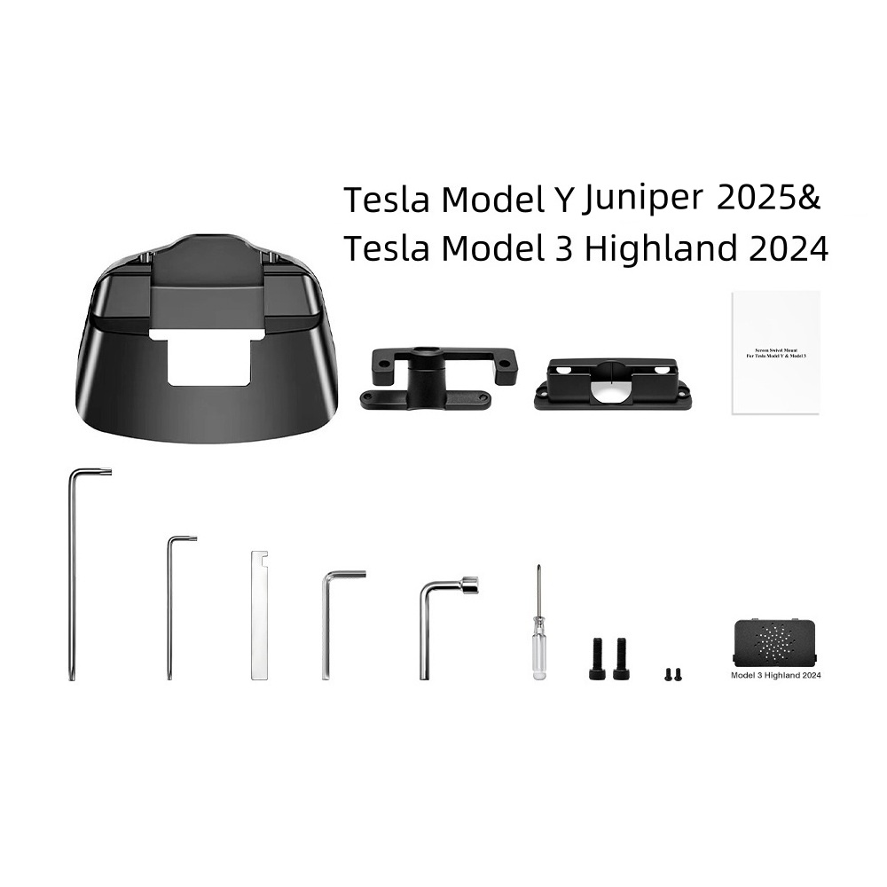 Teslula Screen Swivel Mount for Tesla Model3/Y-4Way Adjustable Bracket