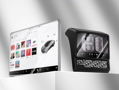 Teslula 2-in-1 Screen Protector for Tesla Model 3/Y - Anti-Glass & Anti-Scratch