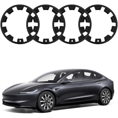 Teslula 20" Rim Protectors for Tesla Model Y Juniper - ABS Hub Caps (Set of 4)