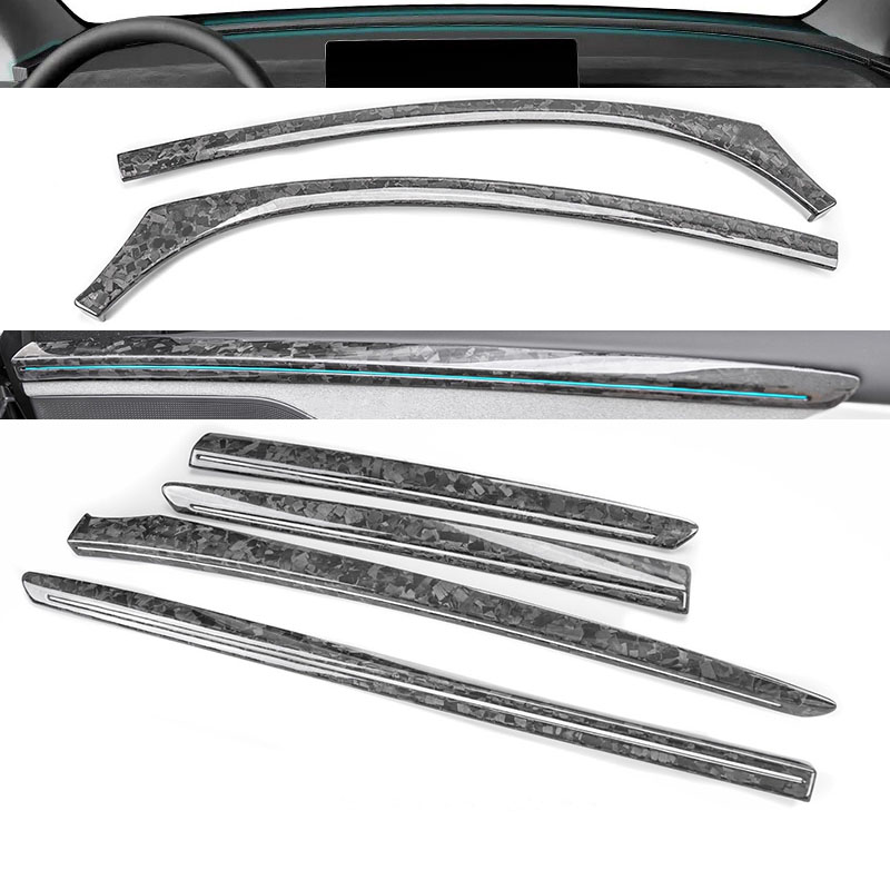 Teslula Dry Carbon Dashboard Cover for ModelY Juniper - Carbon Fiber Interior Mods