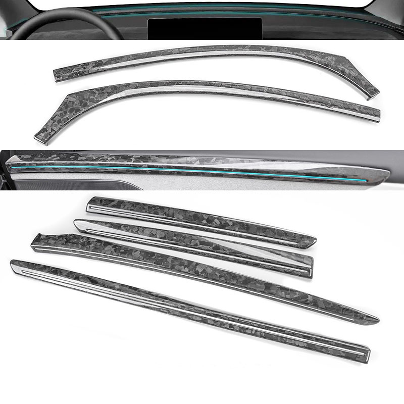 Teslula Dry Carbon Dashboard Cover for ModelY Juniper - Carbon Fiber Interior Mods